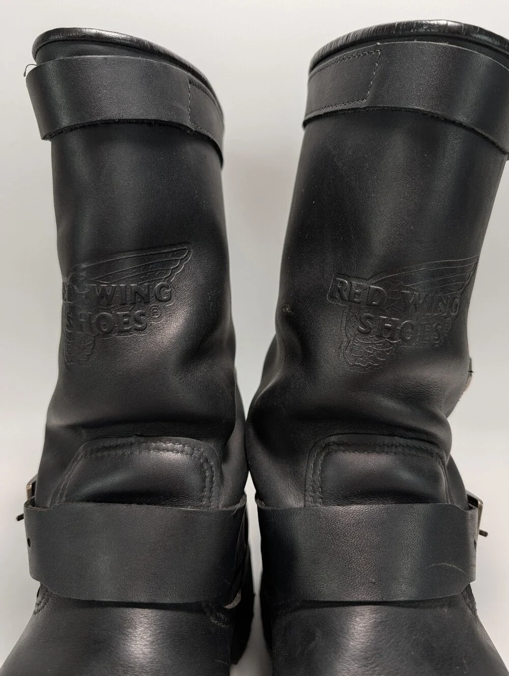 Red Wing Boots Black Engineer Motorcycle Boots 970